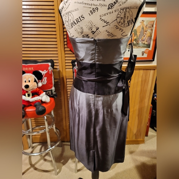 WHITE HOUSE - BLACK MARKET - Women's Size 0 - 100% Silk - PARTY DRESS - Picture 7 of 9